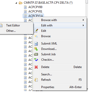 data set member contextual member