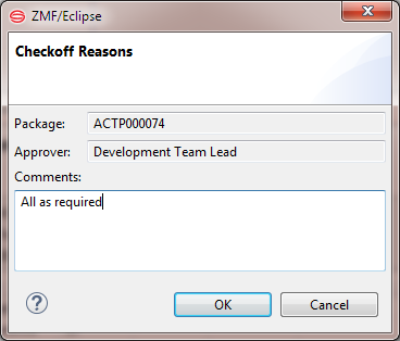 Check off window