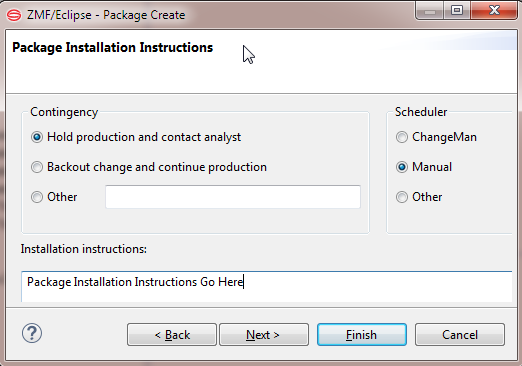 package installation