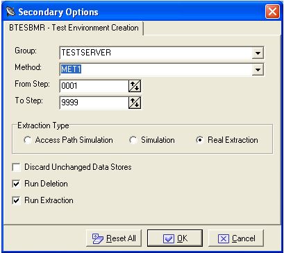 Secondary Options