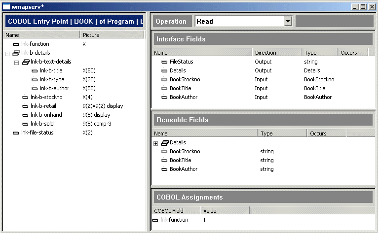 The Read Operation (Web service)